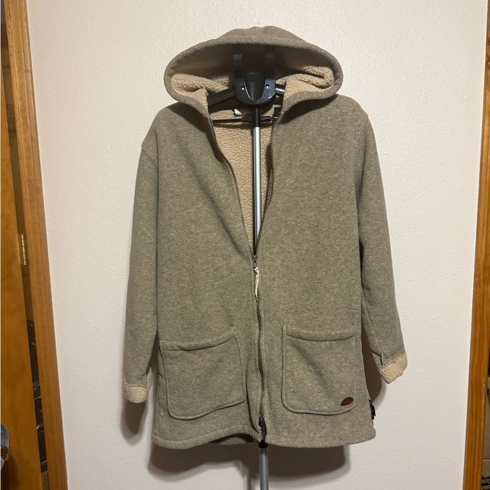 Medium Woolrich Tan Teddy Jacket with Hood